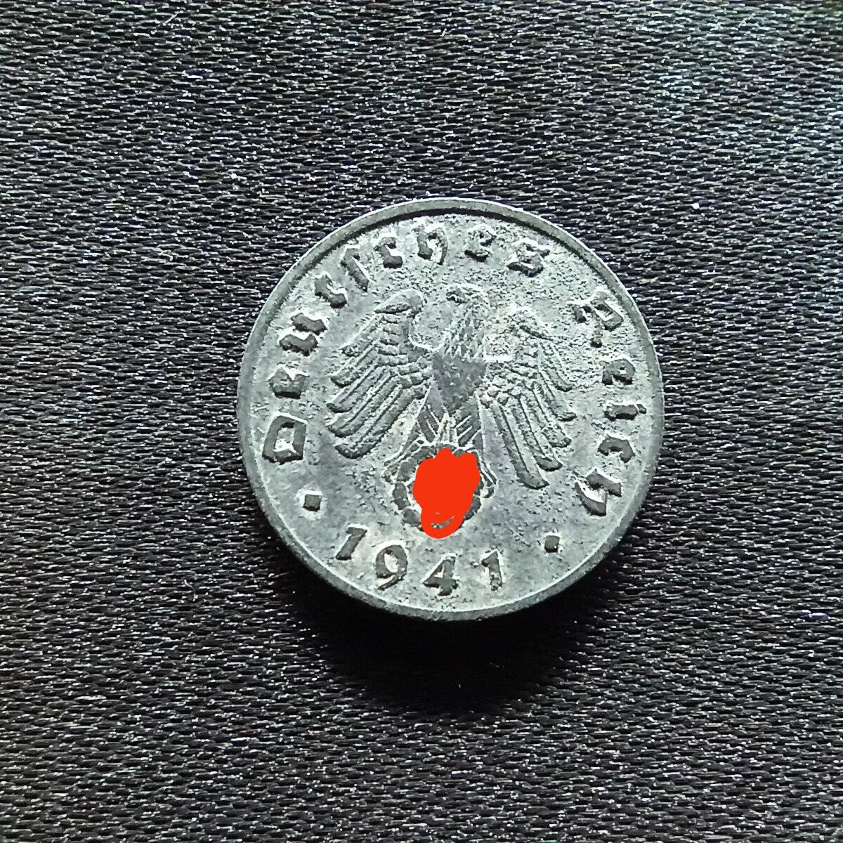 邮泉阁限时拍卖第九场 德国硬币专场二 二战德国1941年1芬尼E版