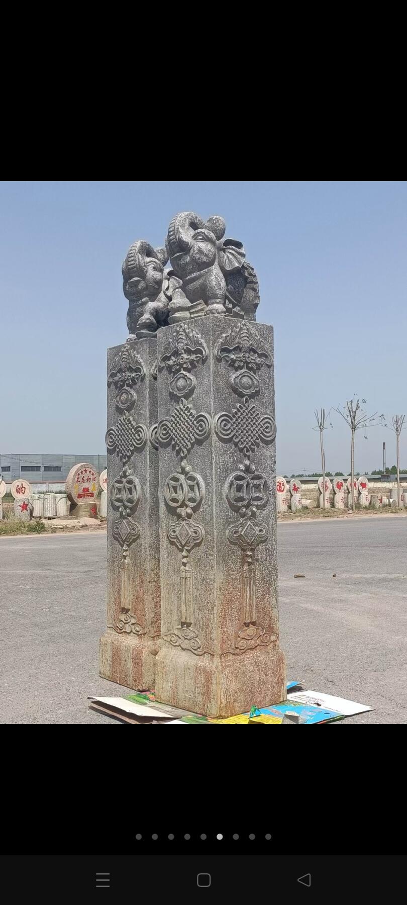 老青石～吉象 纯手工雕刻，刻工精美，会所     酒店      庭院    摆设佳品，全品