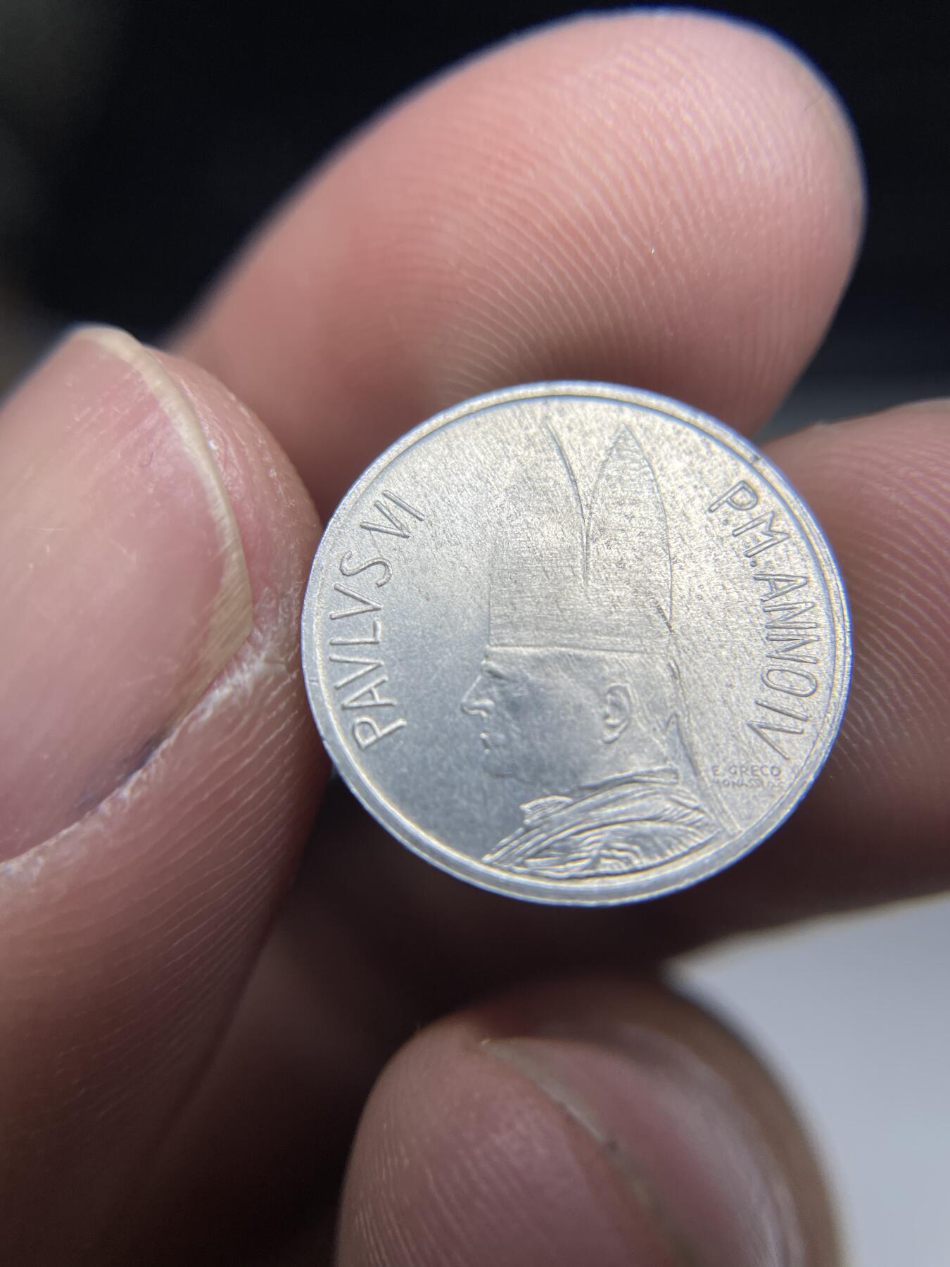 2024年集古藏今外币拍卖第八期-第5场—（总第75拍） 1966年梵蒂冈1里拉