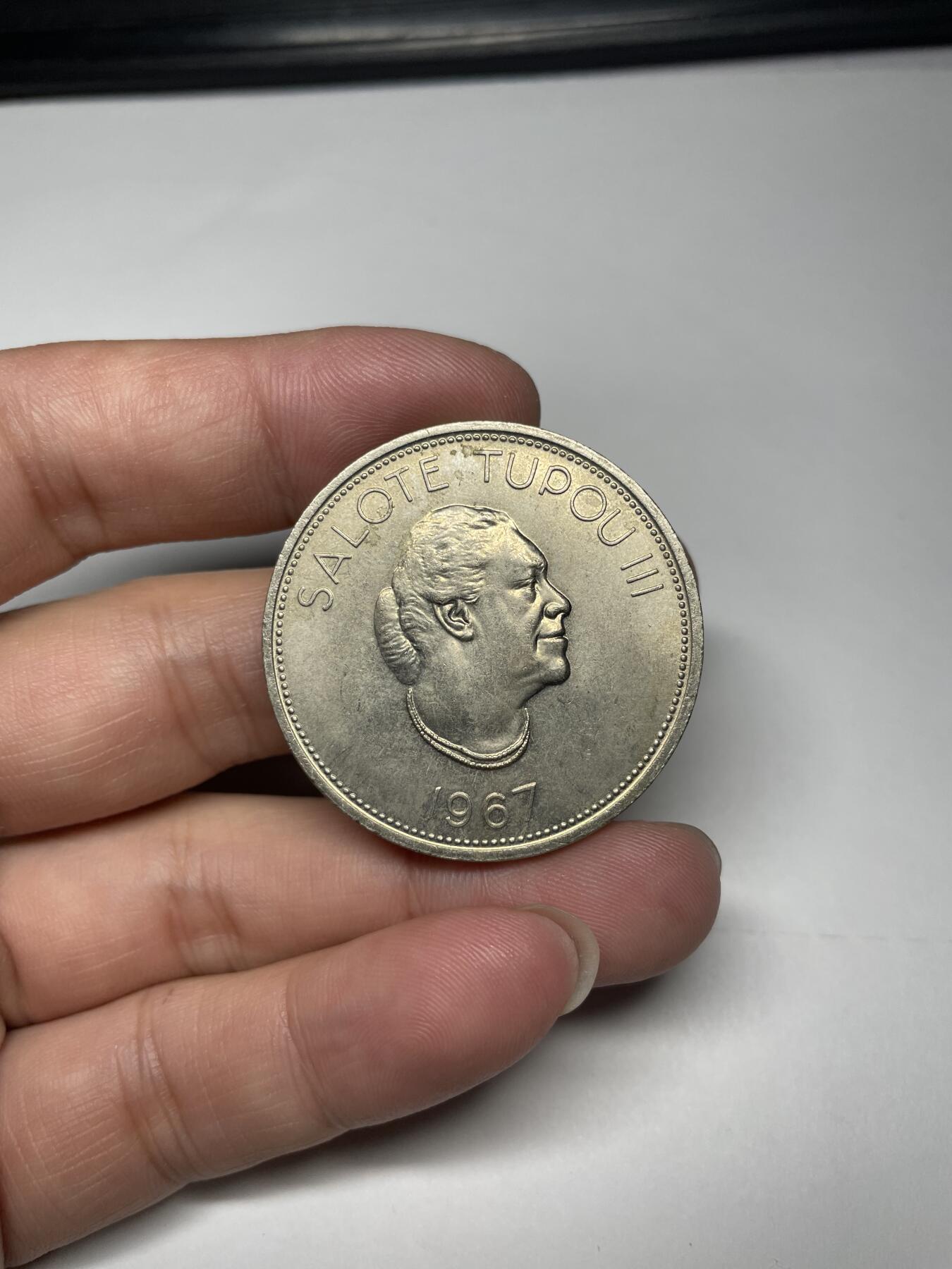 2024年集古藏今外币拍卖第八期-第4场—（总第74拍） 1967年汤加1潘加