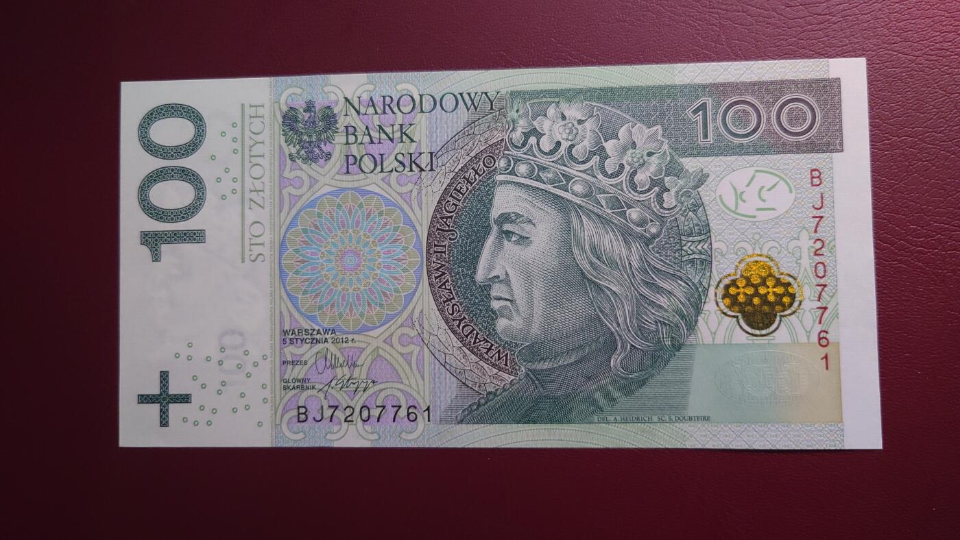 【世界钱币】精选微拍第110期暨2024年第21期  剩余杂货选购 2012年波兰100兹罗提 全新绝品无4尾号761