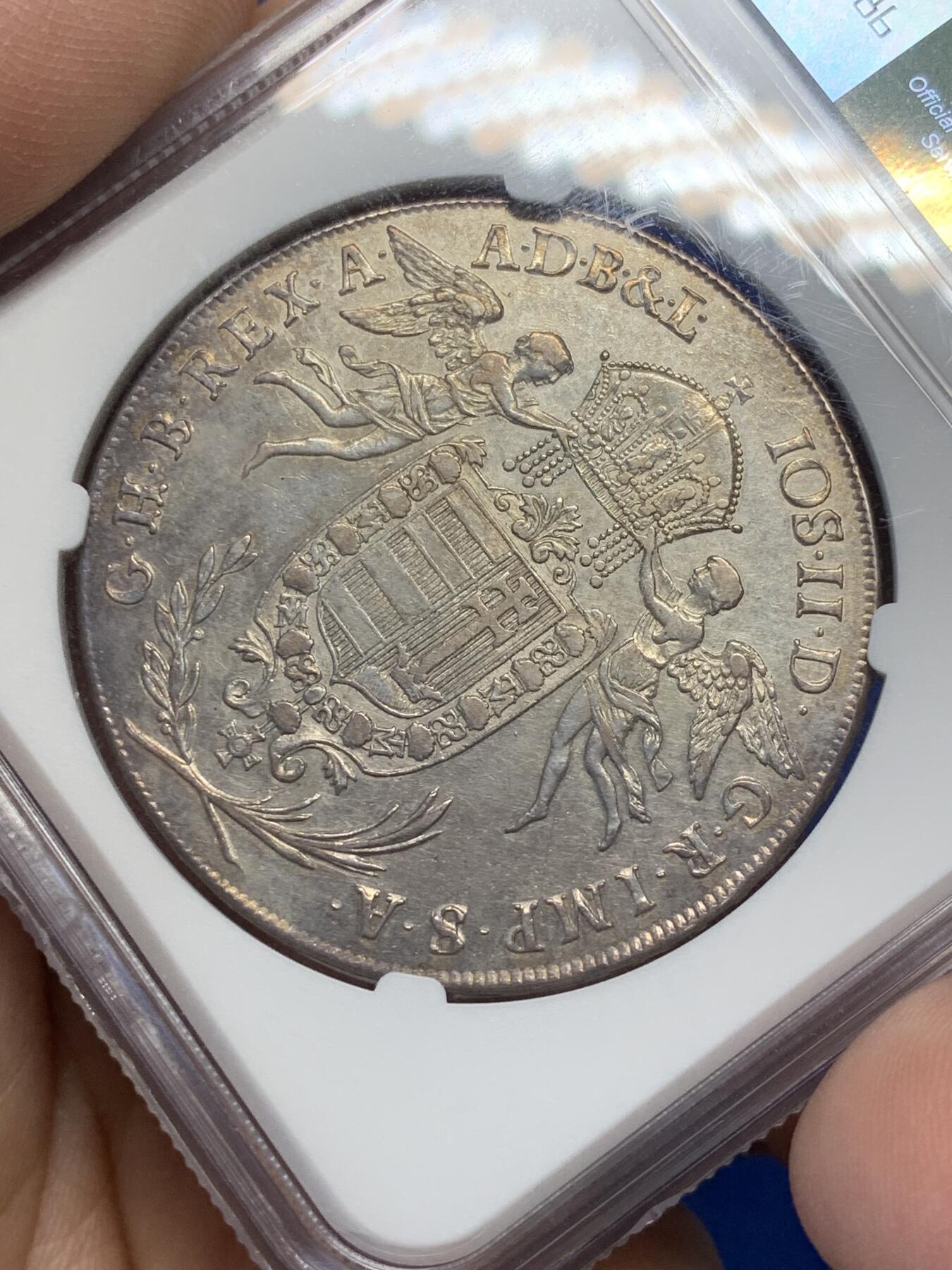 《竞宝斋》第275场- 周日，周一 2场连拍 （全场包邮） NGC AU 匈牙利 神罗时期 1786年 圣母抱婴 大泰勒 原味好品 上涨品种 细节好