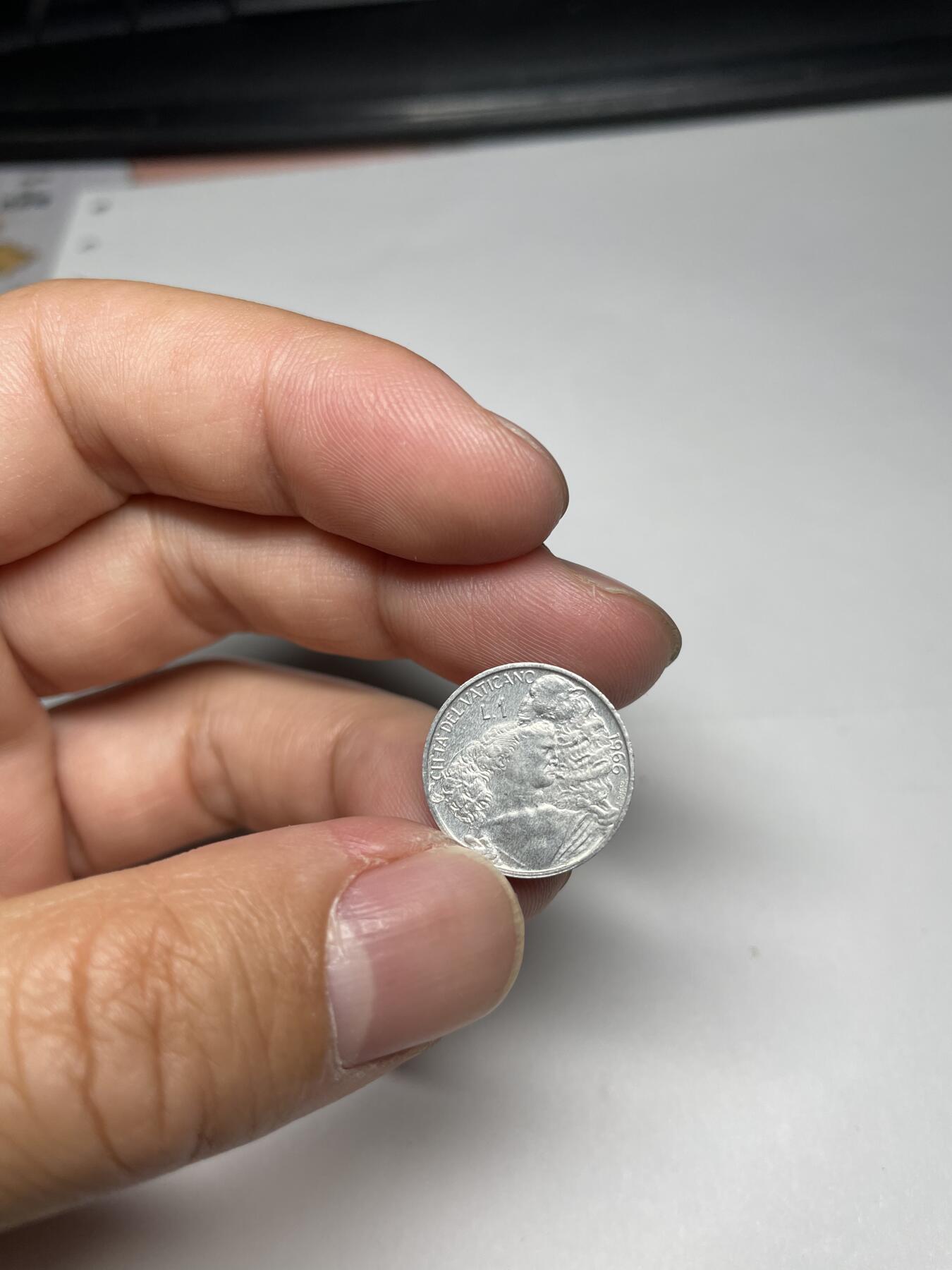 2024年集古藏今外币拍卖第八期-第5场—（总第75拍） 1966年梵蒂冈1里拉