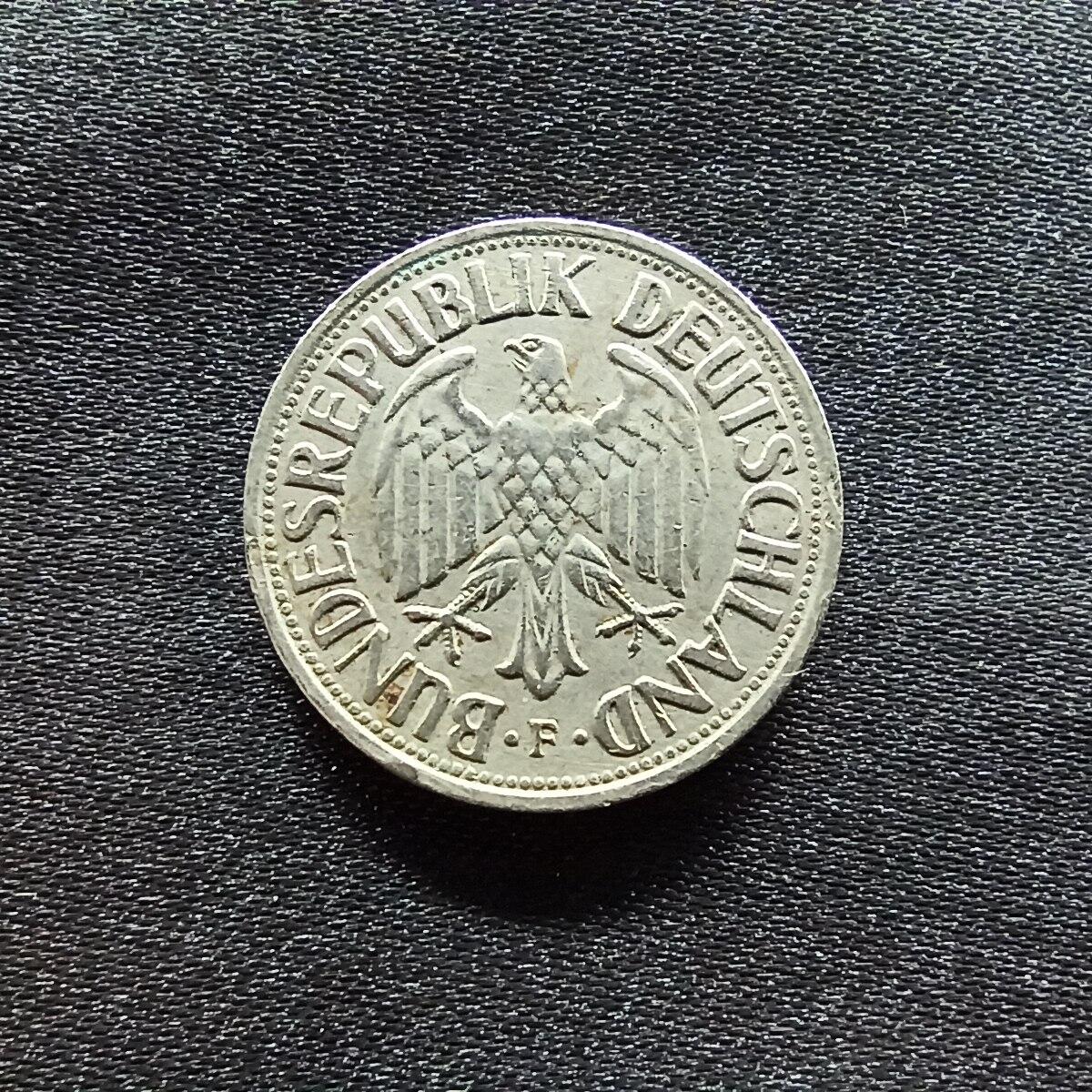 邮泉阁限时拍卖第九场 德国硬币专场二 德国1961年1马克F版