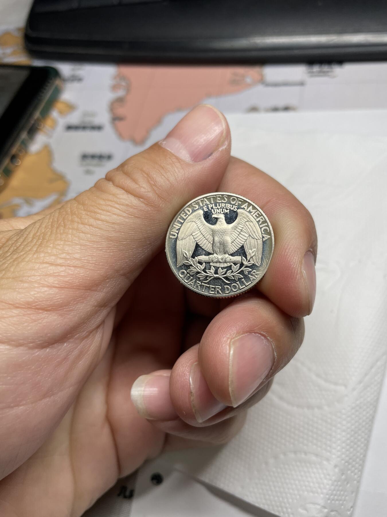 2024年集古藏今外币拍卖第八期-第5场—（总第75拍） 1989年美国精制25美分