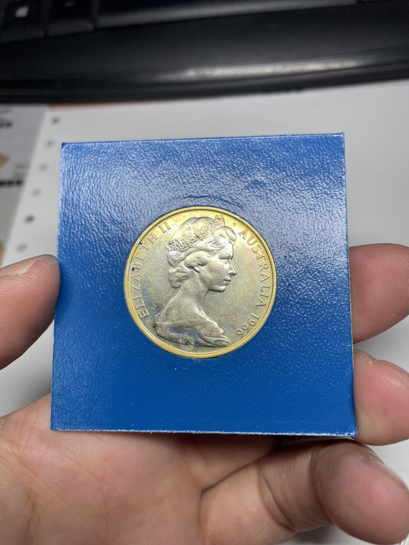 2024年集古藏今外币拍卖第八期-第5场—（总第75拍） 1966年澳大利亚50分银币