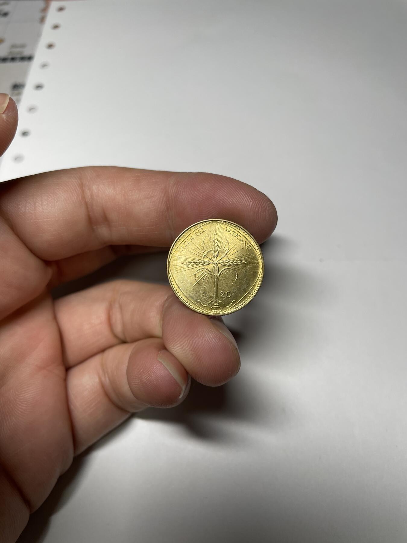 2024年集古藏今外币拍卖第八期-第5场—（总第75拍） 梵蒂冈20里拉