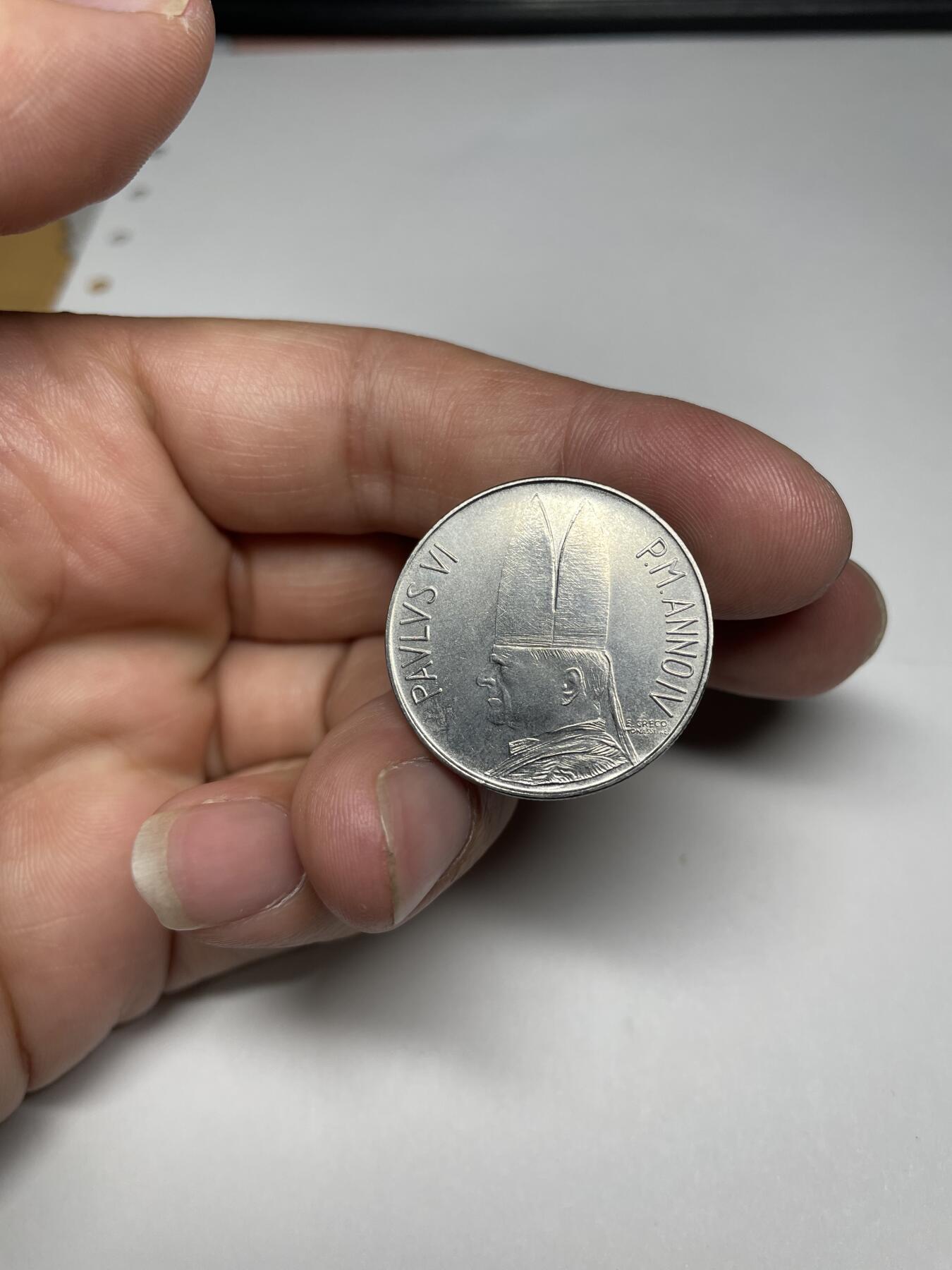 2024年集古藏今外币拍卖第八期-第5场—（总第75拍） 1966年梵蒂冈100里拉