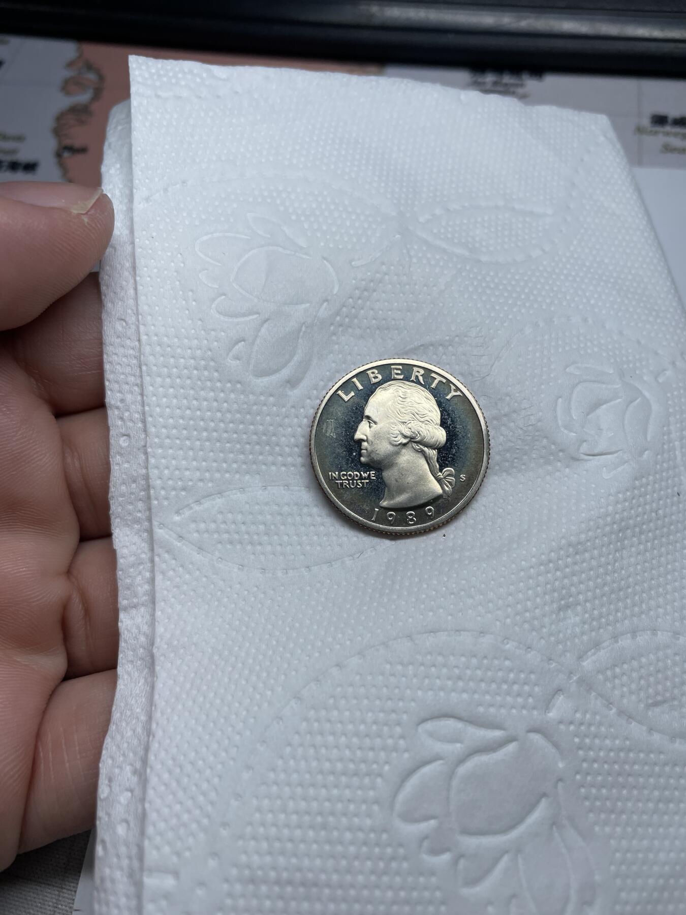 2024年集古藏今外币拍卖第八期-第5场—（总第75拍） 1989年美国精制25美分