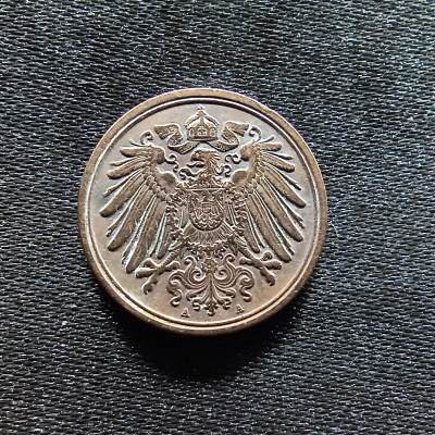 邮泉阁限时拍卖第九场 德国硬币专场二 - 德意志帝国1904年1芬尼A版