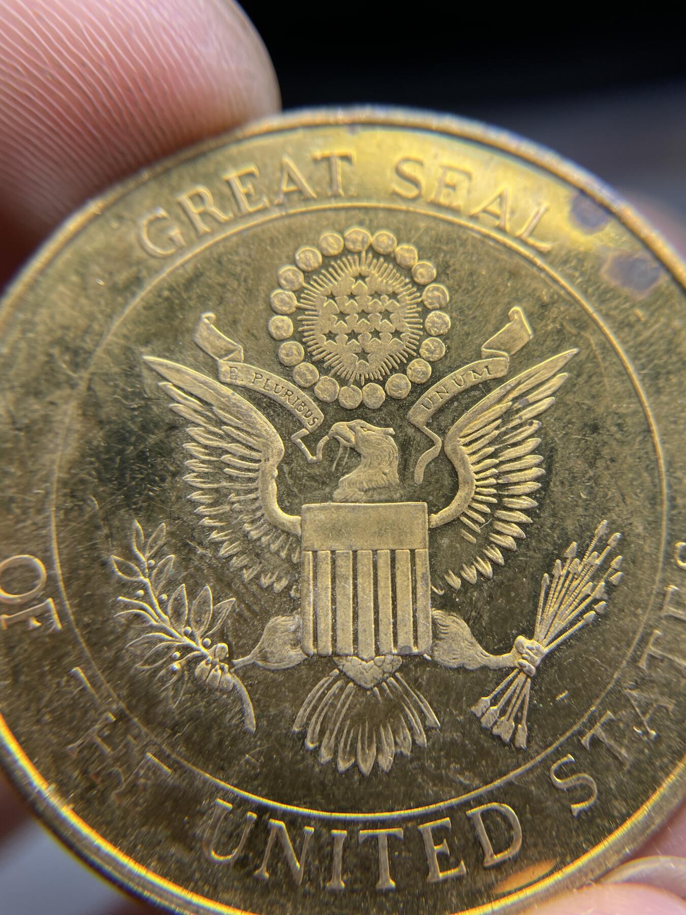 2024年集古藏今外币拍卖第八期-第6场—（总第76拍） 1987年美国独立宣言纪念章，38mm