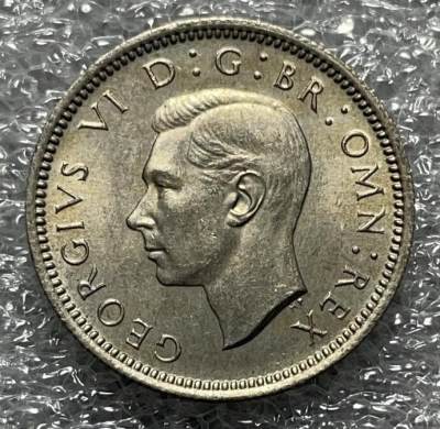 神仙姐姐散币好品专场第四十六期 - 1947 年英国 6 便士