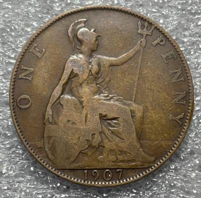 神仙姐姐散币好品专场第四十六期 - 1907 年英国 1 便士