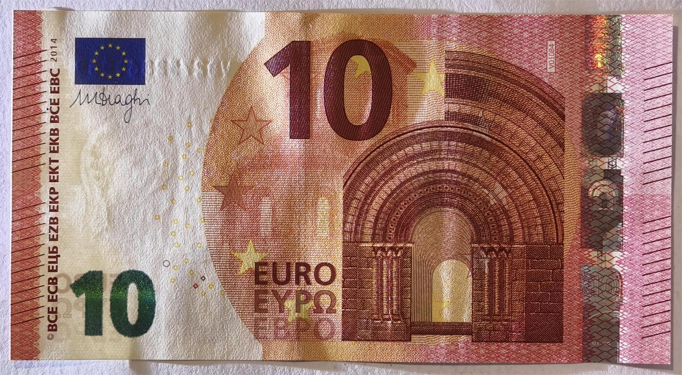 紫瑗钱币——第375期拍卖——纸币场 欧元 西班牙 2014年 圣天使桥 10欧元 UNC