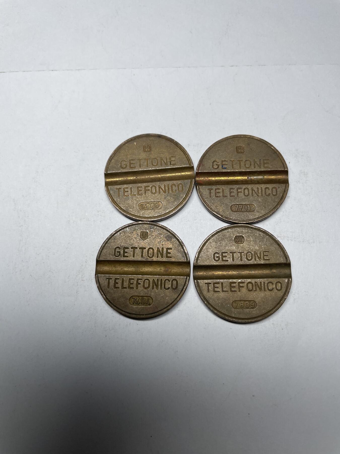 2024年集古藏今外币拍卖第八期-第6场—（总第76拍） 电话代用币四枚