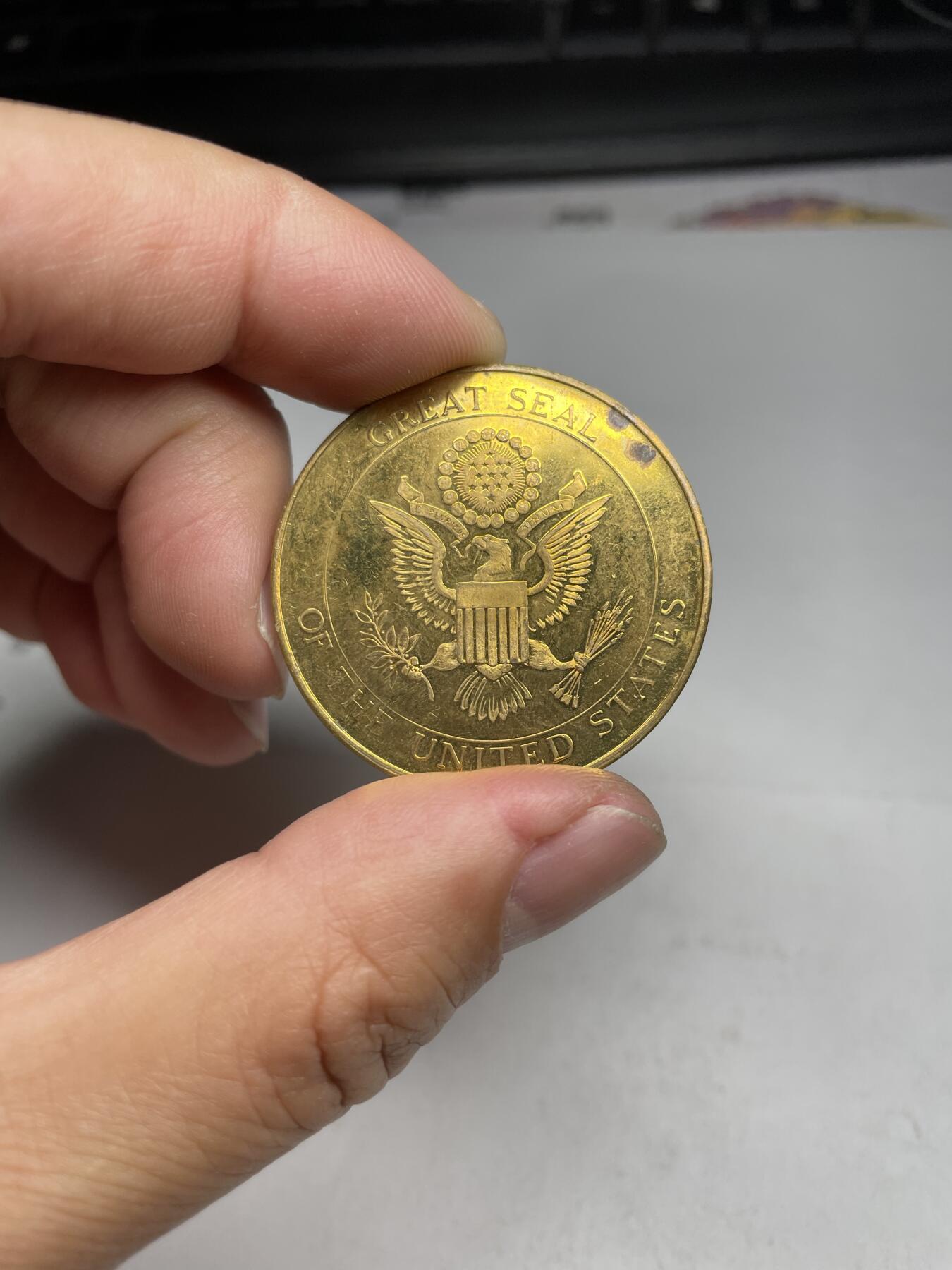 2024年集古藏今外币拍卖第八期-第6场—（总第76拍） 1987年美国独立宣言纪念章，38mm