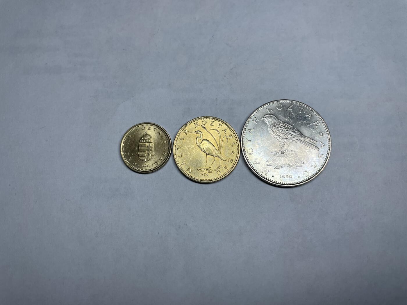 2024年集古藏今外币拍卖第八期-第6场—（总第76拍） 1994、1995年匈牙利三枚