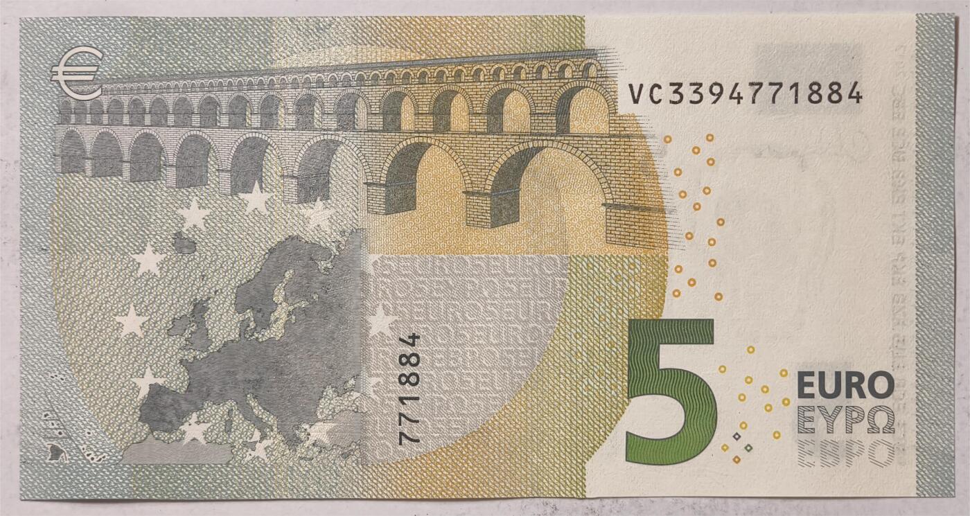 紫瑗钱币——第375期拍卖——纸币场 欧元 西班牙 2013年 加尔桥 5欧元 UNC