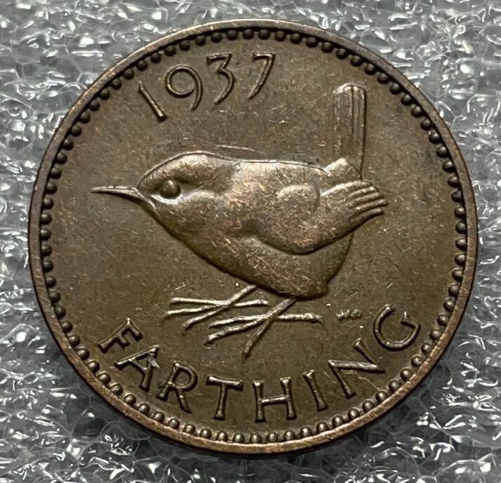 神仙姐姐散币好品专场第四十六期 1937 年英国法新铜币