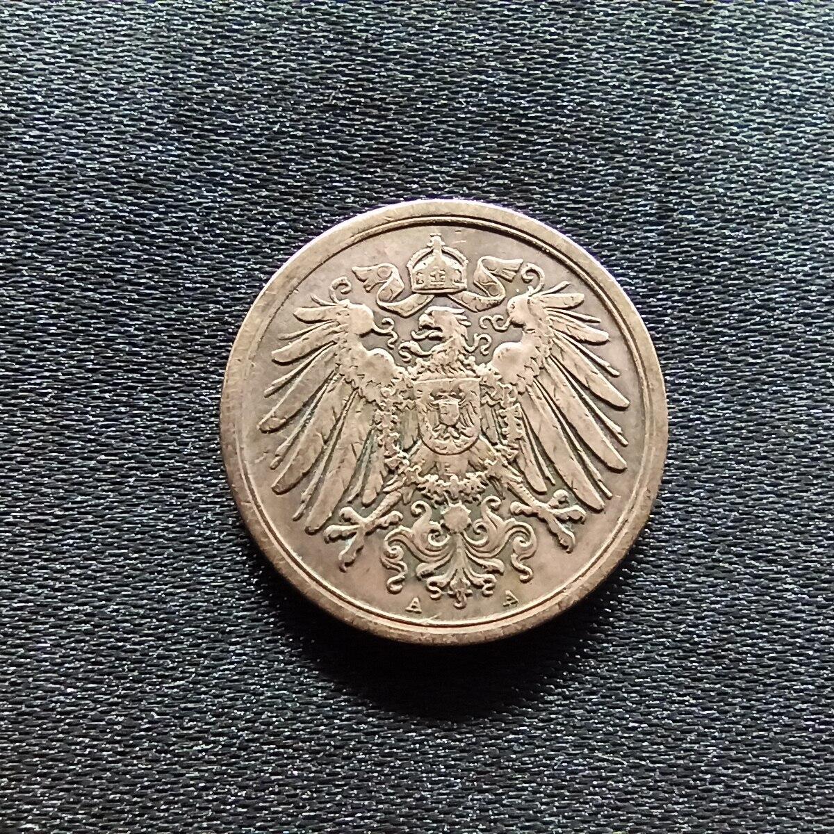 邮泉阁限时拍卖第九场 德国硬币专场二 德国1906年2芬尼A版