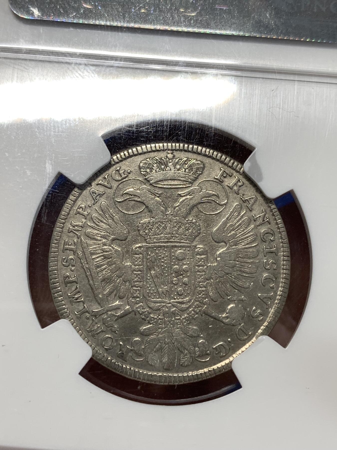 《竞宝斋》第276场- 周日，周一 2场连拍 （全场包邮） NGC VF 德国 纽伦堡 1765 30克鲁泽银币 单一年份遇上不易