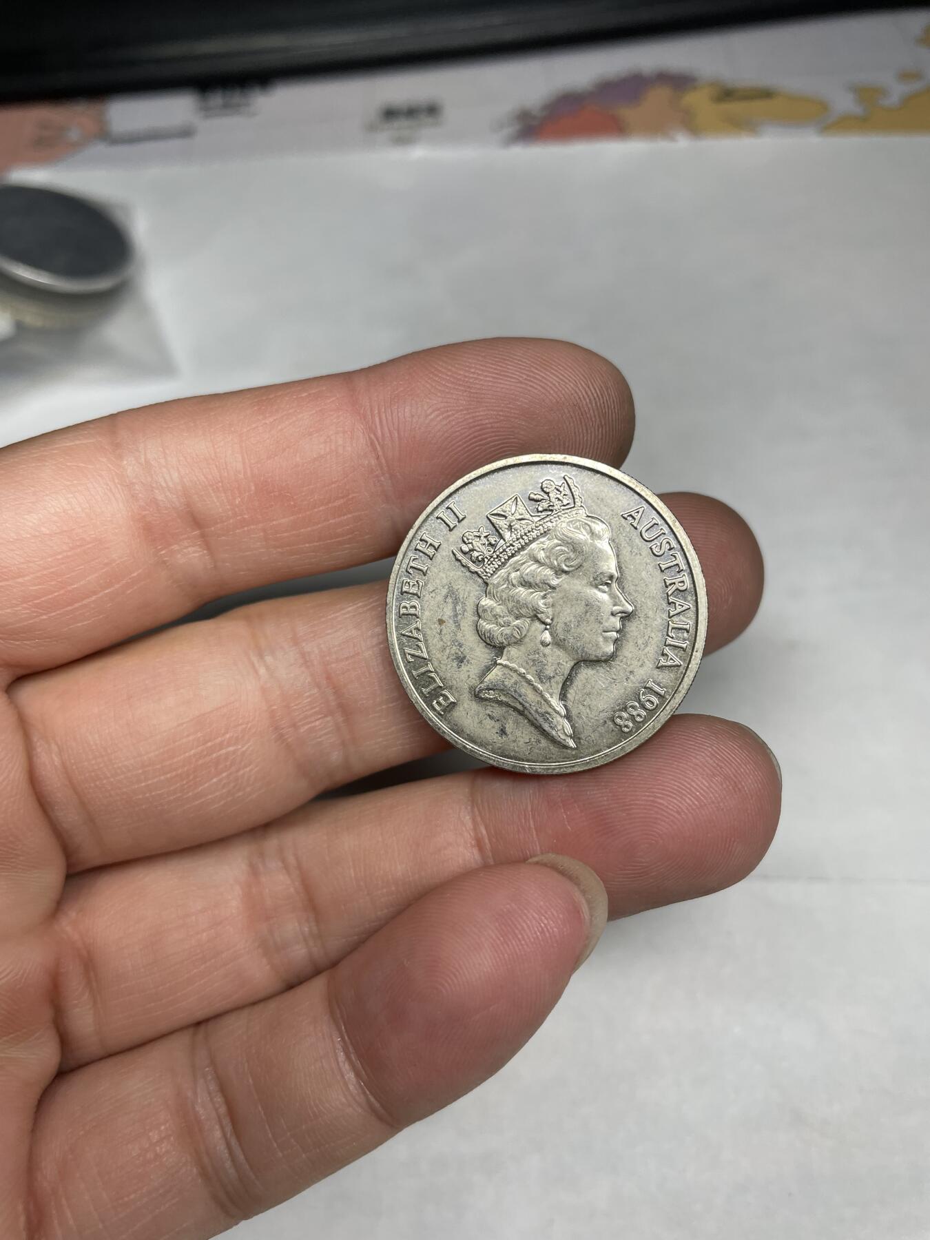 2024年集古藏今外币拍卖第八期-第6场—（总第76拍） 1988年澳大利亚20分