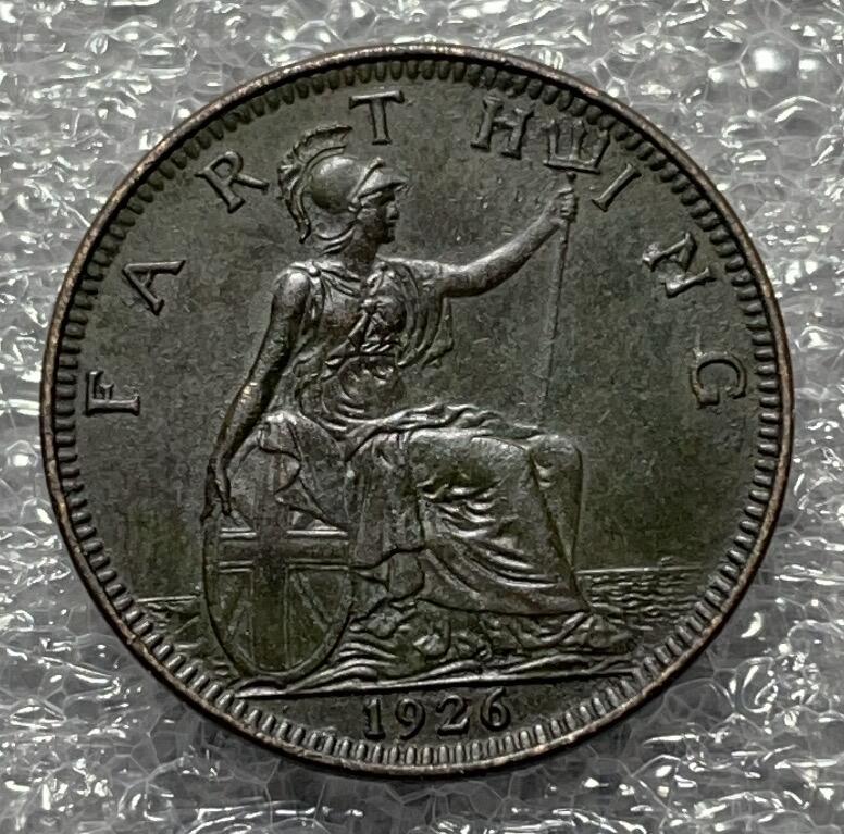 神仙姐姐散币好品专场第四十六期 1926 年英国乔治五世法新铜币