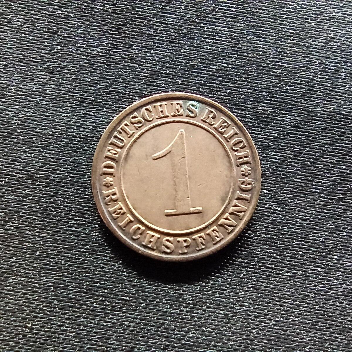 邮泉阁限时拍卖第九场 德国硬币专场二 德国1934年1芬尼J版