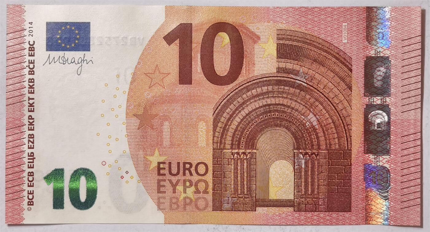 紫瑗钱币——第375期拍卖——纸币场 欧元 西班牙 2014年 圣天使桥 10欧元 UNC
