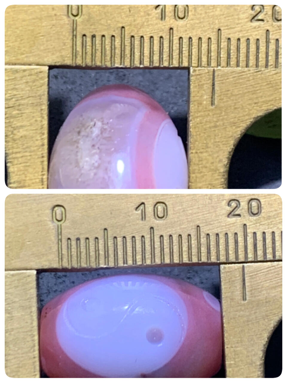 精美亚光冰飘紫罗兰战国红玛瑙手工俏色巧雕太极阴阳鱼随形桶珠一个