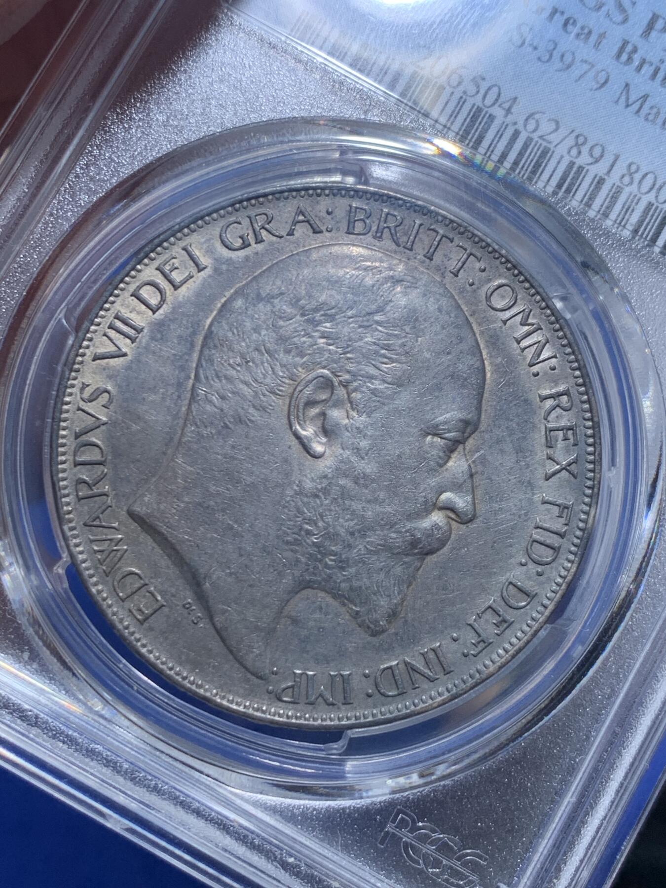 《竞宝斋》第276场- 周日，周一 2场连拍 （全场包邮） PCGS PR62 英国1902爱七精制大马剑银币 人物头像素描质感，背面骑士肌肉线条满满，底板丝绸状态，P盒低评，上手状态极佳。英系海外表现稳健