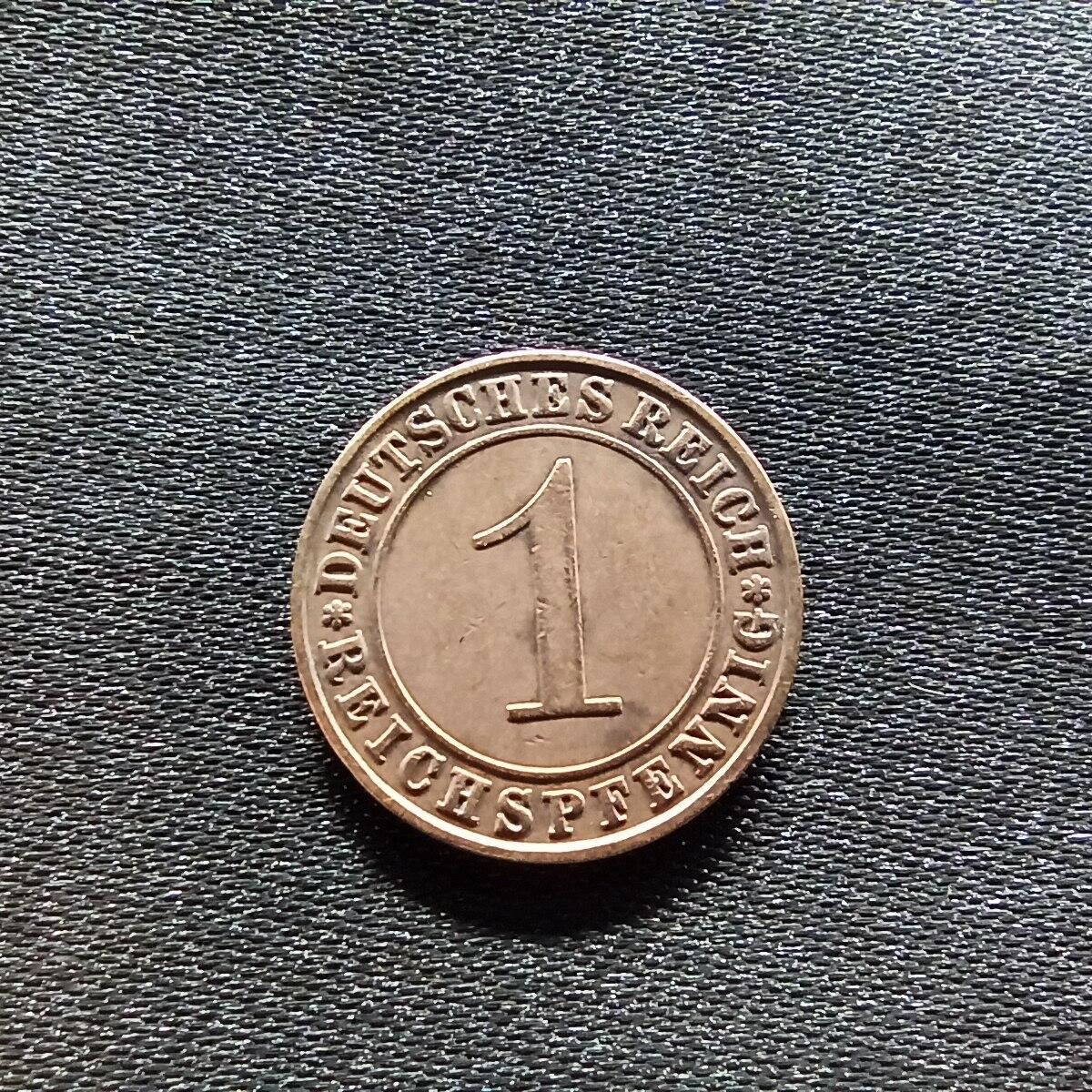 邮泉阁限时拍卖第九场 德国硬币专场二 德国1935年1芬尼A版