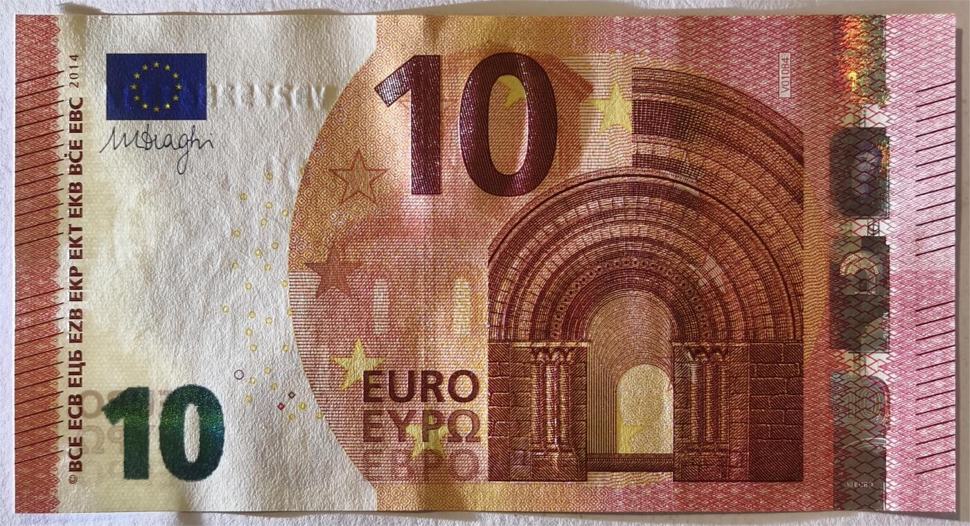 紫瑗钱币——第373期拍卖——纸币场 欧元 西班牙 2014年 圣天使桥 10欧元 UNC
