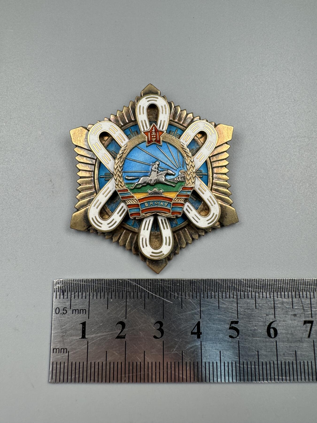 蒙古勋章 奖章 纪念章 北极星勋章16350别针版