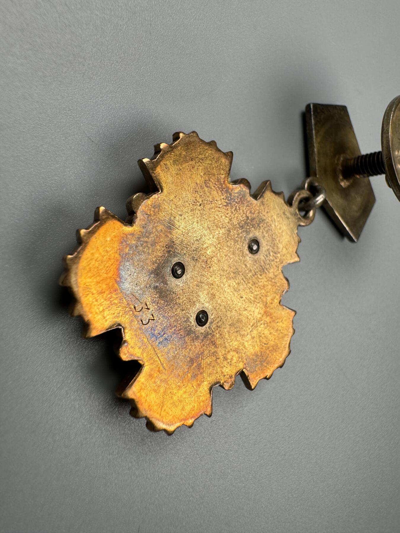 蒙古勋章 奖章 纪念章 索云宝金质奖章 33号