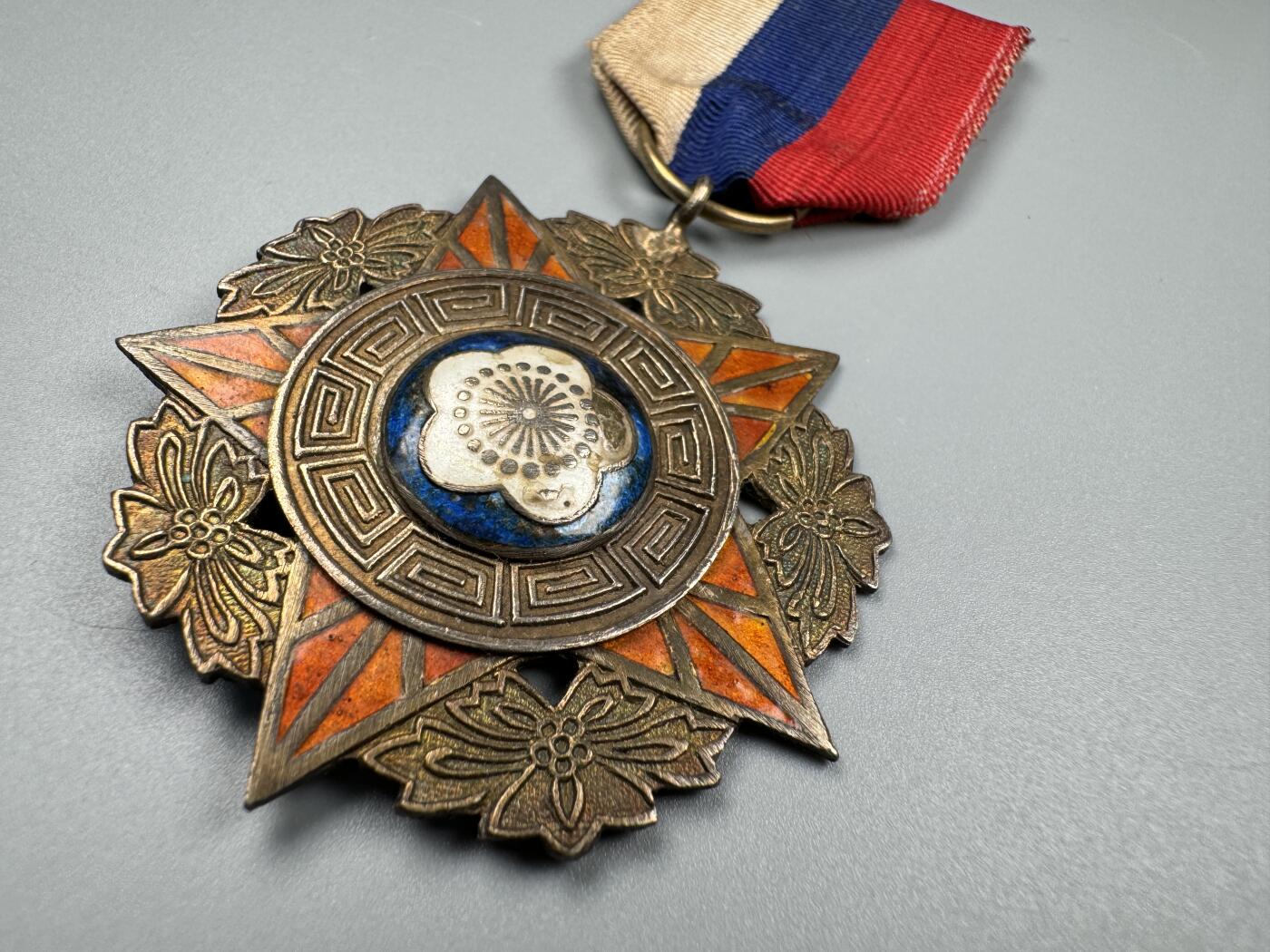 蒙古勋章 奖章 纪念章 陆海空军奖章 甲种一等6654