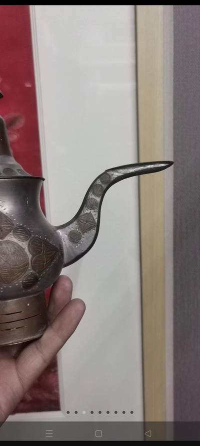 回流锡镶嵌铜执壶！器形优美独特！档次高！锡器收藏精品！保老保真！ - 回流锡镶嵌铜执壶！器形优美独特！档次高！锡器收藏精品！保老保真！