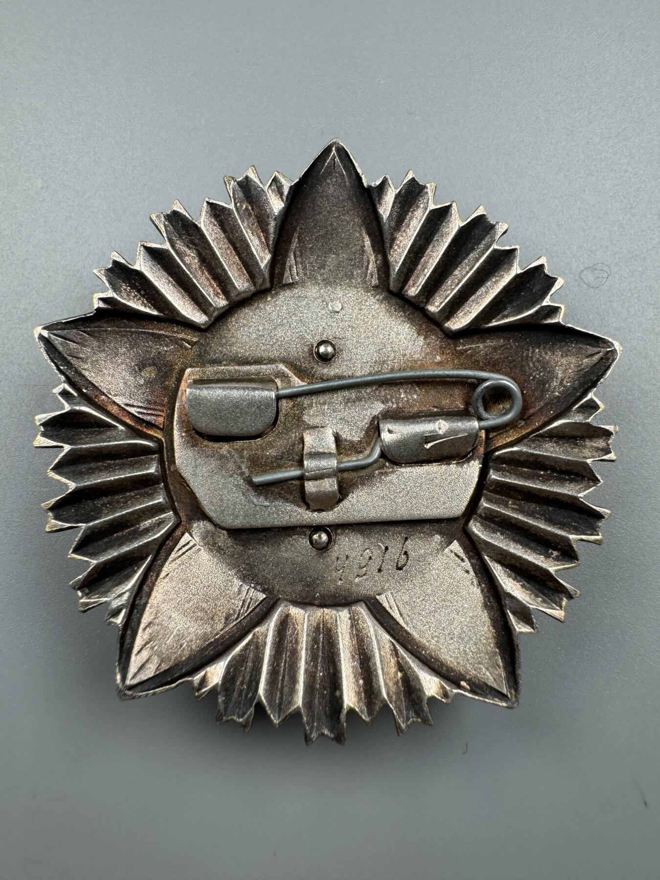 蒙古勋章 奖章 纪念章 战斗英勇红旗勋章4916