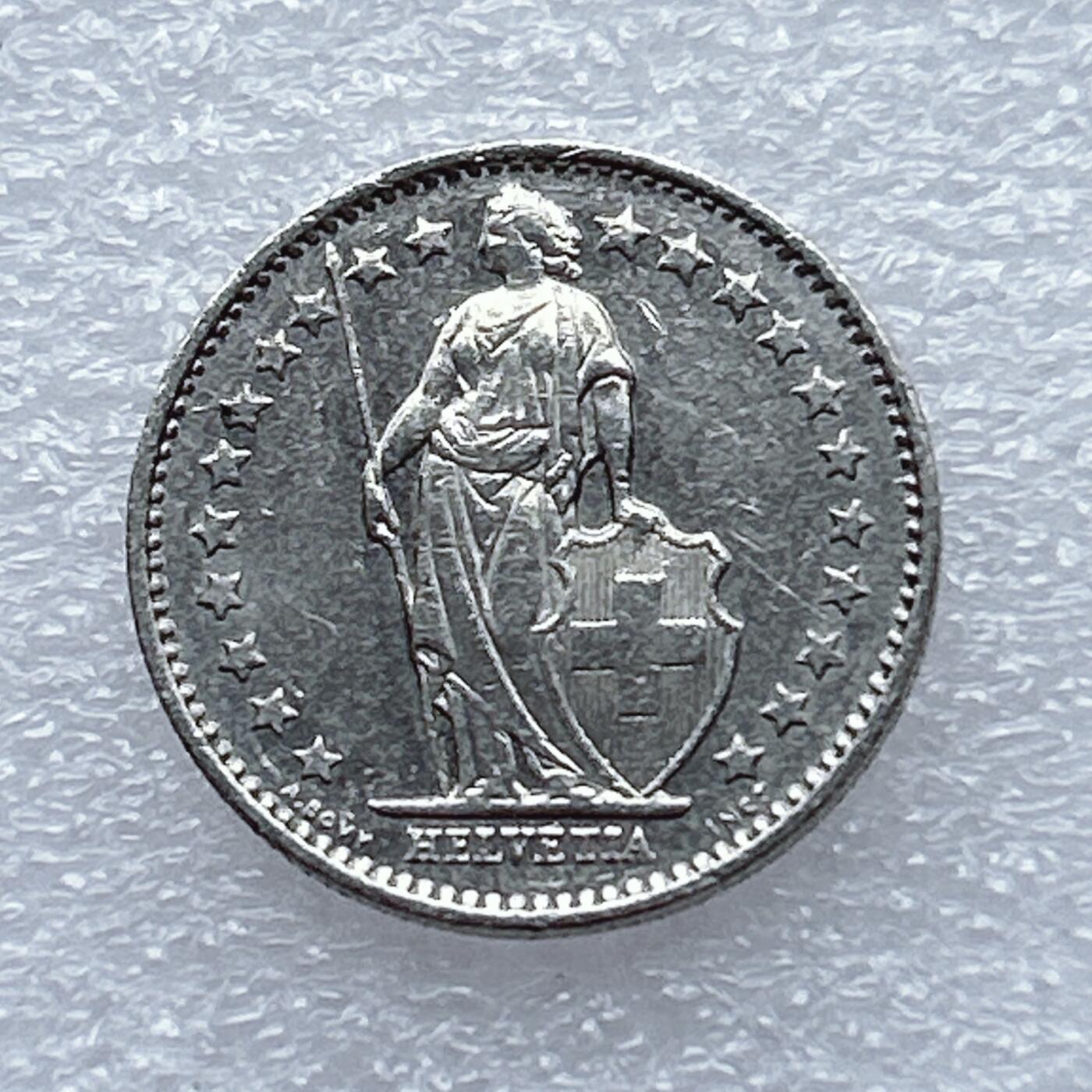 第一海外回流一元起拍收藏 散币专场 第93期 瑞士1980年1/2法郎