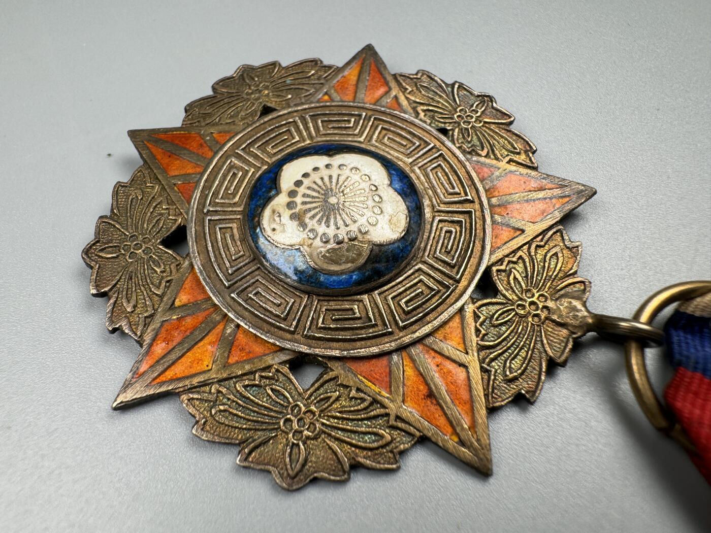 蒙古勋章 奖章 纪念章 陆海空军奖章 甲种一等6654