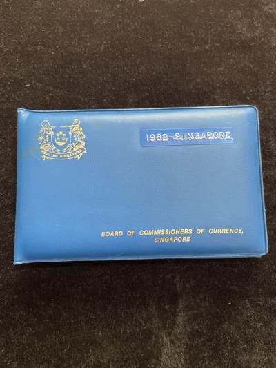 钱币纪念章 - 新加坡1982套册
