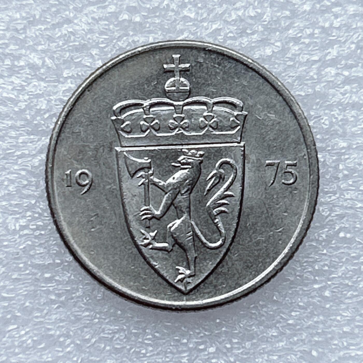第一海外回流一元起拍收藏 散币专场 第93期 挪威1975年50欧尔