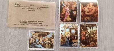 如意阁邮票第八场 - 外国宗教题材油画类邮票一套