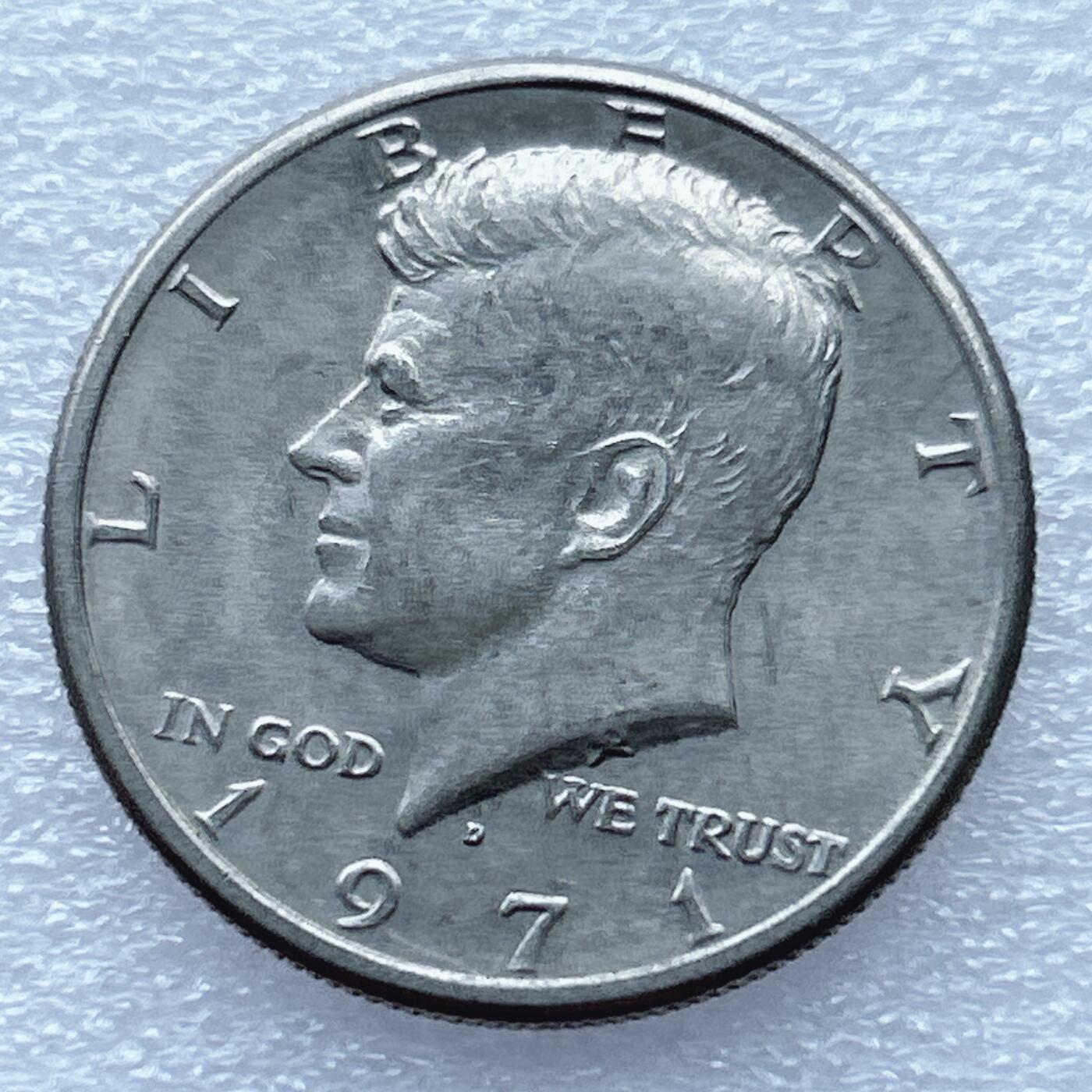 第一海外回流一元起拍收藏 散币专场 第94期 美国1971年50美分 肯尼迪