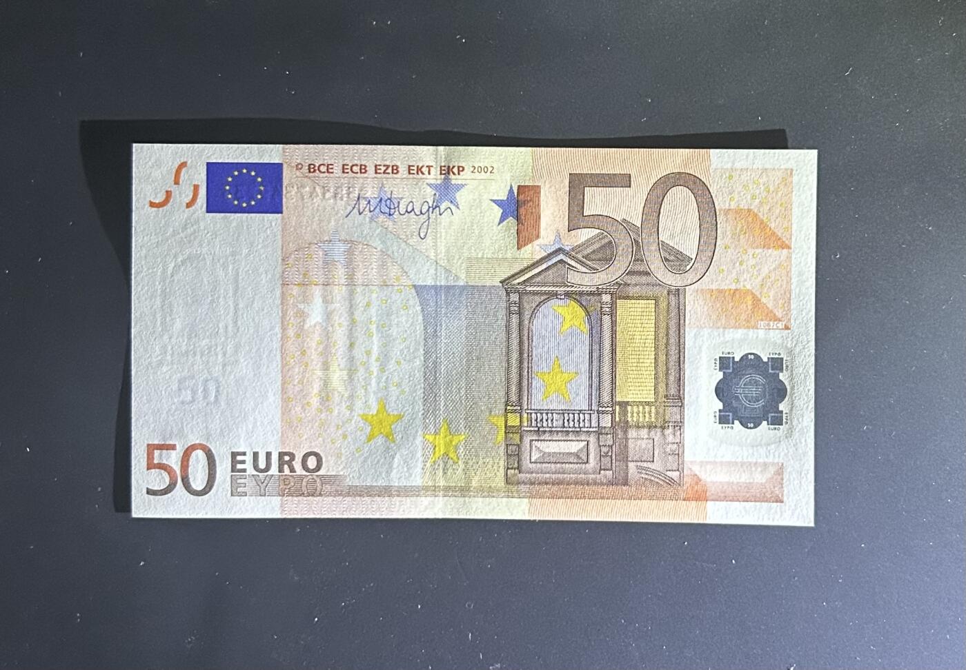 【丑猫0612】今晚7点整 02年三签50欧unc