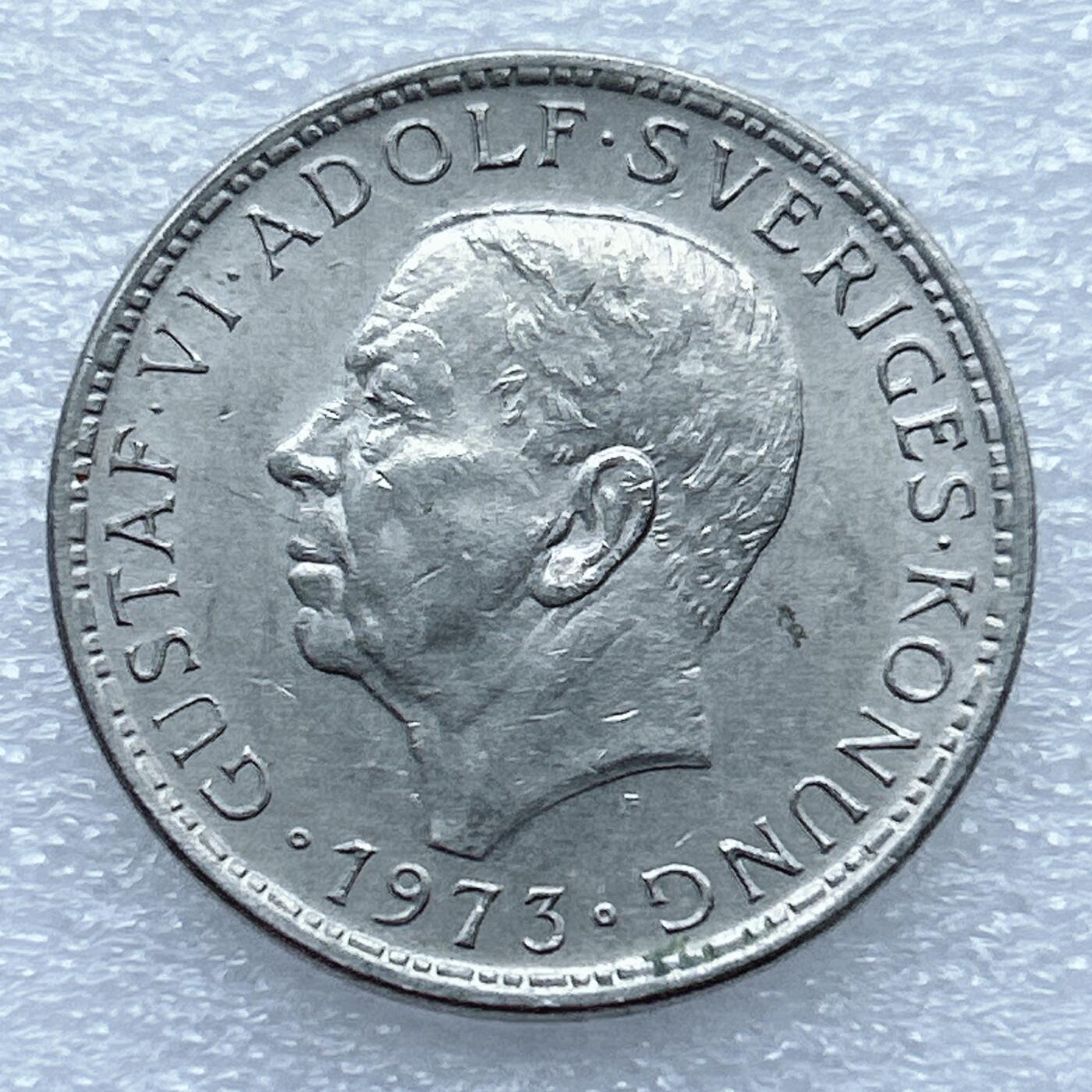 第一海外回流一元起拍收藏 散币专场 第94期 瑞典1973年5克朗