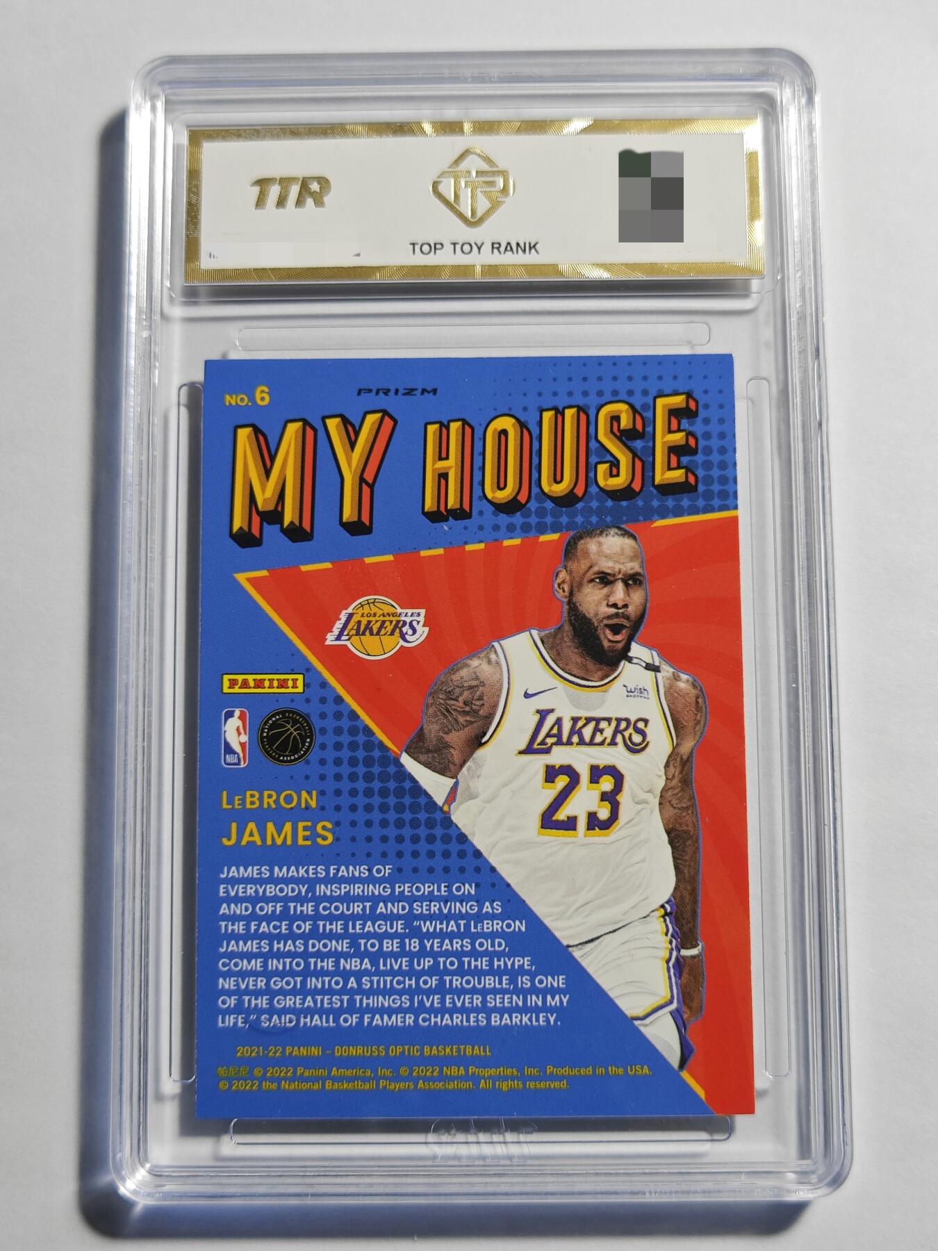 【麦稀奇世界钱币展】【德藏】卡牌拍卖 🧲 第14期  NBA 2021 PANINI DONRUSS OPTIC 湖人 詹姆斯 特卡 TTR 9