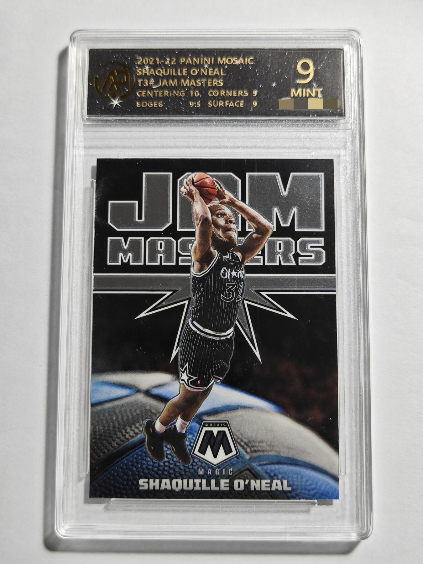【麦稀奇世界钱币展】【德藏】卡牌拍卖 🧲 第14期  NBA 2021-22 PANINI MOSAIC 魔术 奥尼尔 RPA 9