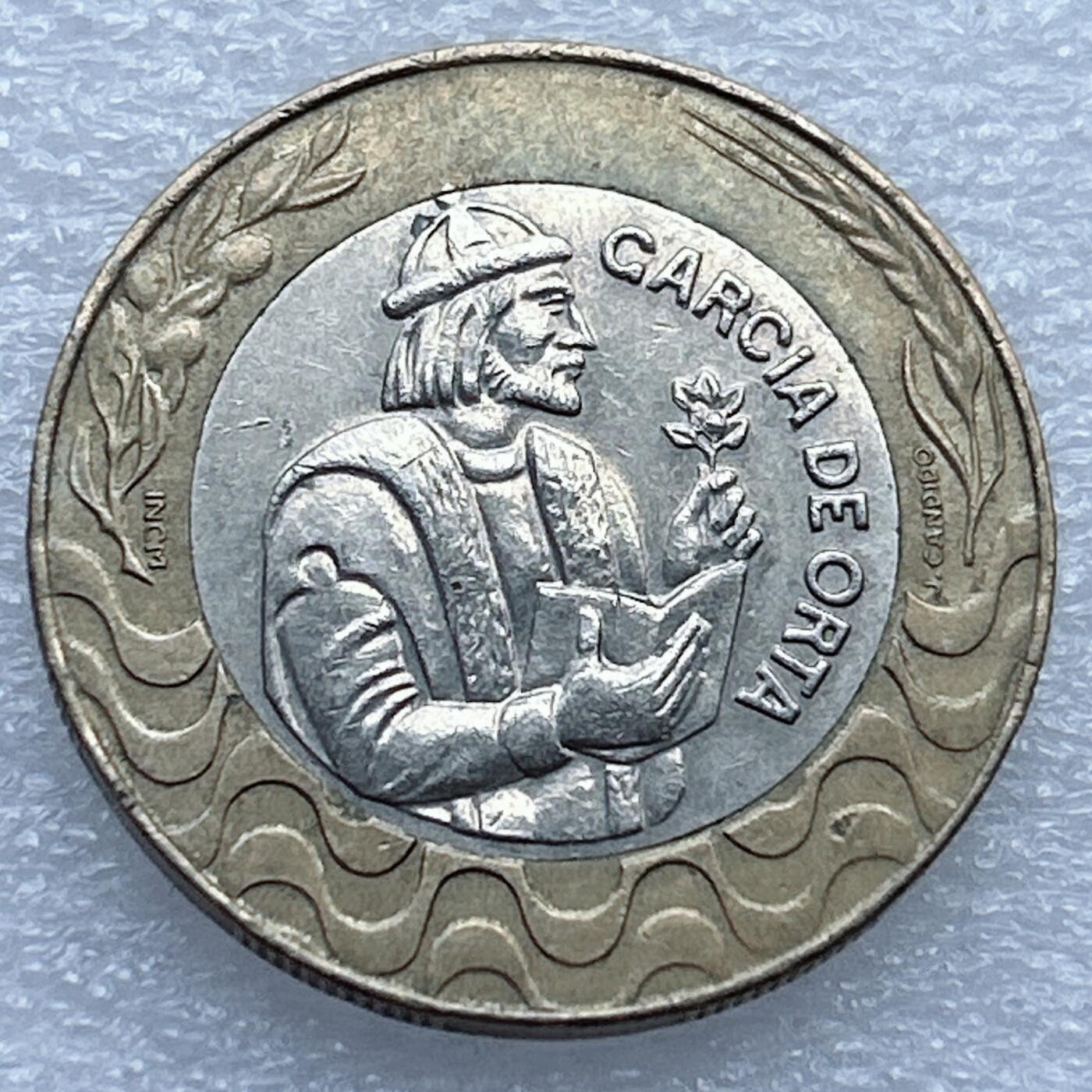 第一海外回流一元起拍收藏 散币专场 第94期 葡萄牙1991年200埃斯库多双色镶嵌金属币