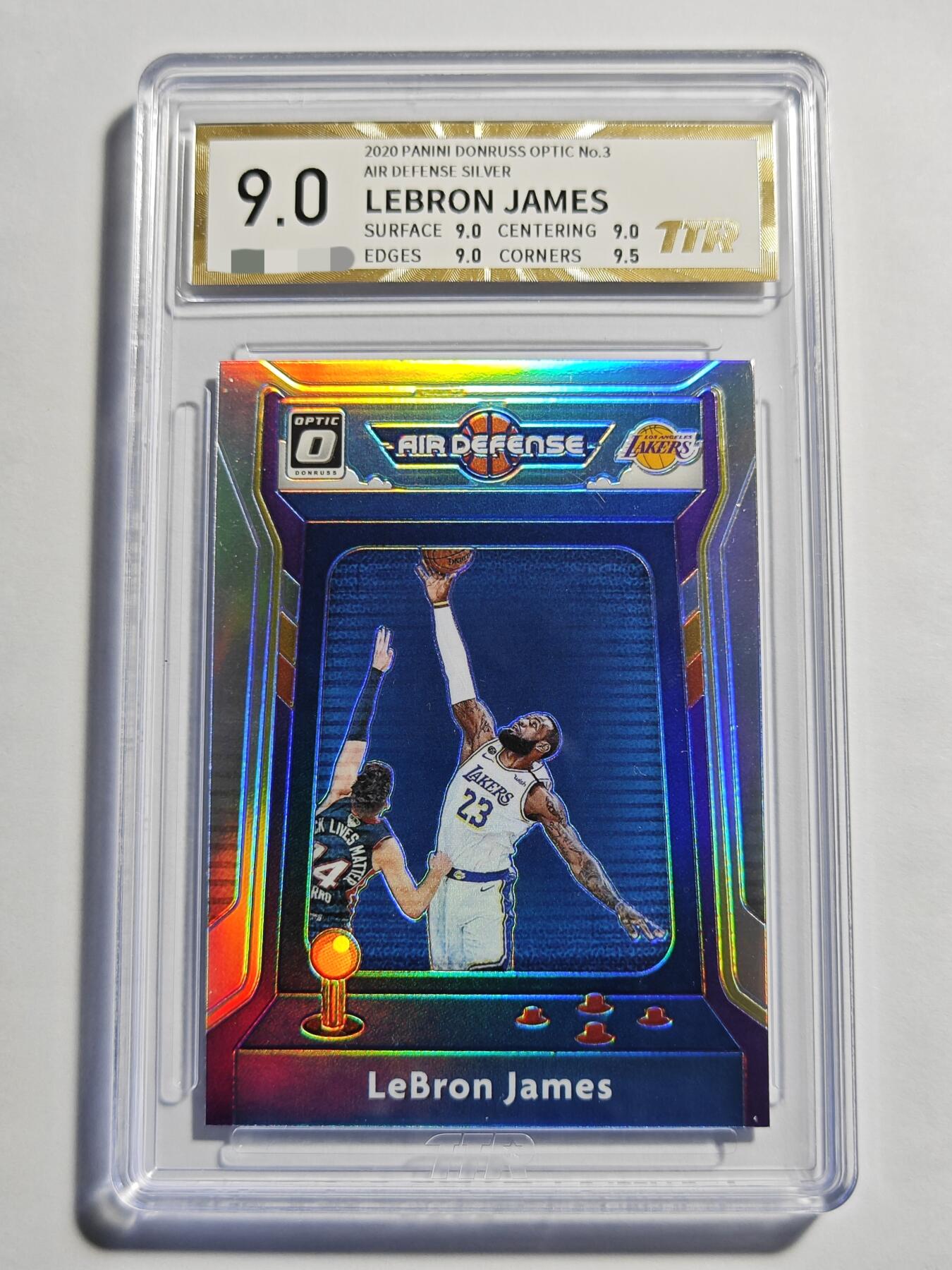 【麦稀奇世界钱币展】【德藏】卡牌拍卖 🧲 第14期  NBA 2020 PANINI DONRUSS OPTIC 湖人 詹姆斯 游戏机特卡 TTR 9